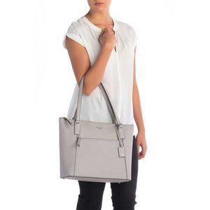 Kate Spade cameron taupe pocket tote bag